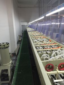 Coil to coil continuous electroplating production line