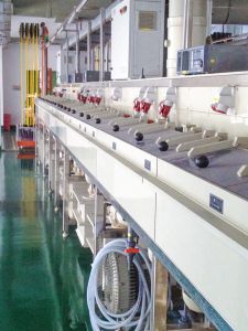 Coil to coil continuous electroplating production line