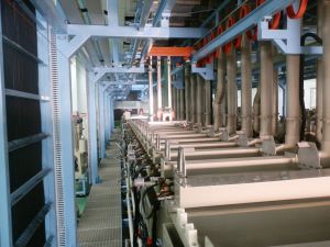Hardware barrel plating line